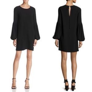 NWOT Elizabeth and James Claudia Jewel Neck Blouson Sleeve Crepe Dress